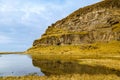 View of a typical landscape in the south of Iceland Royalty Free Stock Photo