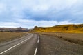 View of a typical landscape in the south of Iceland Royalty Free Stock Photo