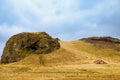 View of a typical landscape in the south of Iceland Royalty Free Stock Photo