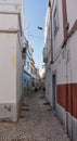 Typical street in Olhao, Portugal