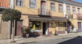 View of a typical portugal bakery teahouse Ovar, Portugal