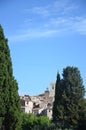 View of the typical south east of france old stone village of Saint Paul de Vence, France Royalty Free Stock Photo