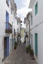 Typical street of AÃÂ­n, village of the Sierra de EspadÃÂ¡n, Caste