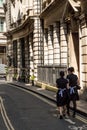 A typical view of the City of london Royalty Free Stock Photo