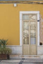 Typical Portuguese village doors Royalty Free Stock Photo