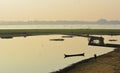 The view at Ubien bridge, Myanmar