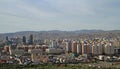 View of Ulan Bator from mountain Zaisan