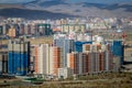 View of Ulan Bator from mountain Zaisan