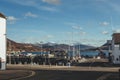 View of the Ullapool harbor, Ross and Cromarty, Scottish Highlands, UK