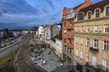 View from under Gazela Bridge, Belgrade, Serbia