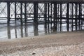 View under the pier Royalty Free Stock Photo