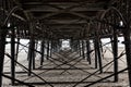 A view from under the pier Royalty Free Stock Photo