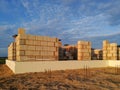 View of unfinished house constructed