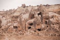 View of the unique volcanic landscape of Cappadocia Royalty Free Stock Photo