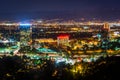 View of Universal City from the Universal City Overlook on Mulho Royalty Free Stock Photo