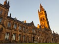 University of Glasgow Under Sunset Light