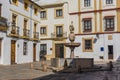 A view up the Potro Square in old town of  Cordoba, Spain Royalty Free Stock Photo