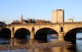 Skerton Bridge over River Lune, Lancaster, UK