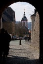 View from the upper castle at Siegen city in the Siegerland area