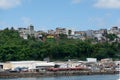 View of the upper city near the Sao Joaquim maritime terminal in the city of Salvador, Bahia