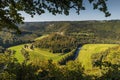 View into the Upper Danube Valley Royalty Free Stock Photo