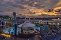 upper deck of Onboard Voyager of the Seas, Royal Caribbean International