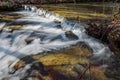 View of the Upper Falls Waterfall Fenwick Mines Waterfalls Royalty Free Stock Photo