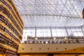 A view of the upper floor and the roof at the Starfield Library