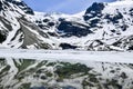 View of the upper lake, Joffre Lakes Provincial Park. Royalty Free Stock Photo