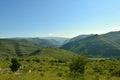 View from the upper part of the Cidacos Valley  from Munilla. Royalty Free Stock Photo