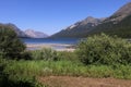 View from Goat Haunt Ranger Station Glacier National Park 6 Royalty Free Stock Photo