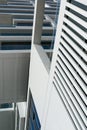 View upwards at a modern new apartment building in Berlin Royalty Free Stock Photo