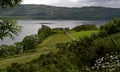 View of the Urquhart Castle, Loch Ness, Scotland, United Kingdom Royalty Free Stock Photo