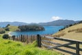 View from Urupukapuka Island in Bay of Islands, New Zealand, NZ Royalty Free Stock Photo