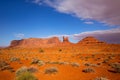 View from US 163 Scenic road to Monument Valley Utah