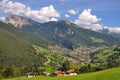 View of the Val Gardena Royalty Free Stock Photo