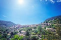 View of Valdemossa - old town in mountains of Mallorca