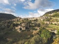 View of Valdemossa - old town in mountains of Mallorca island