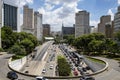 View of vale do Anhangabau. Sao Paulo, Brazil