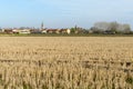 View of Valeggio, Lomellina (Italy) Royalty Free Stock Photo