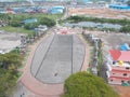 View from Vallarpardam Church in Kerala