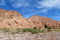 View on valle Quitor, San Pedro de Atacama Royalty Free Stock Photo