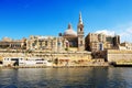 The view on Valletta