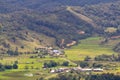 View of valley of Bario from Prayer Mountain. Royalty Free Stock Photo