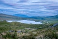 A view of the valley below the old man of Storr from the new easy path leading up the mountain