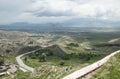 View of the valley of eastern Anatolia Royalty Free Stock Photo