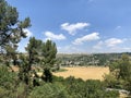 View of the Valley of Elah, where David defeated Goliath