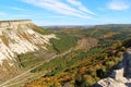 Mountain valley in the autumn in Crimea