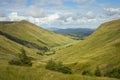 View of the valley at Glengesh Pass Co. Donegal Royalty Free Stock Photo
