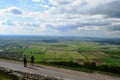 View of the valley from a high fortress